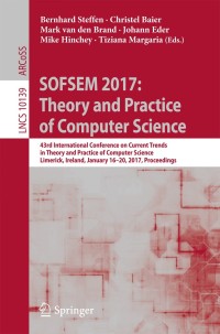 Imagen de portada: SOFSEM 2017: Theory and Practice of Computer Science 9783319519623