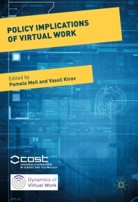 Cover image: Policy Implications of Virtual Work 9783319520568