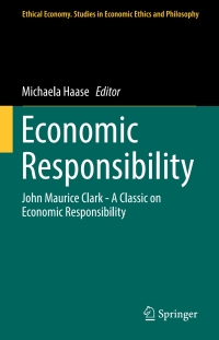 Imagen de portada: Economic Responsibility 9783319520988