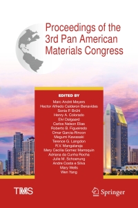 Imagen de portada: Proceedings of the 3rd Pan American Materials Congress 9783319521312