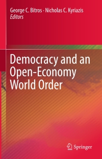 Cover image: Democracy and an Open-Economy World Order 9783319521671