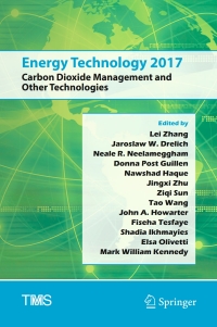 Cover image: Energy Technology 2017 9783319521916
