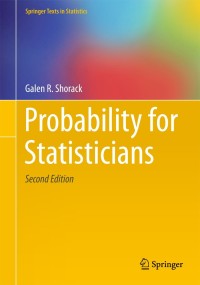 Cover image: Probability for Statisticians 2nd edition 9783319522067