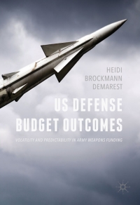 Cover image: US Defense Budget Outcomes 9783319523002