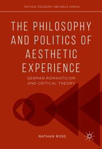Omslagafbeelding: The Philosophy and Politics of Aesthetic Experience 9783319523033