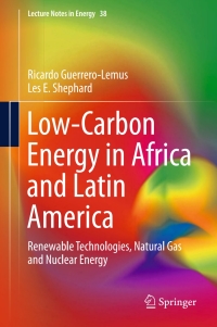 Cover image: Low-Carbon Energy in Africa and Latin America 9783319523095