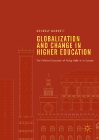 Titelbild: Globalization and Change in Higher Education 9783319523675