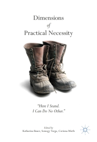 Cover image: Dimensions of Practical Necessity 9783319523972