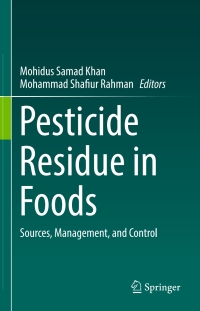 Cover image: Pesticide Residue in Foods 9783319526812