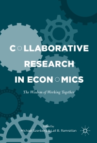 Cover image: Collaborative Research in Economics 9783319527994