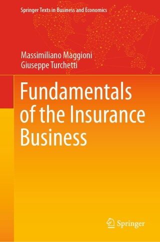 Cover image: Fundamentals of the Insurance Business 9783319528502