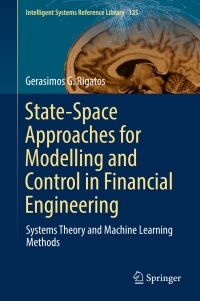 Imagen de portada: State-Space Approaches for Modelling and Control in Financial Engineering 9783319528656