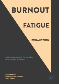 Imagen de portada: Burnout, Fatigue, Exhaustion 9783319528861