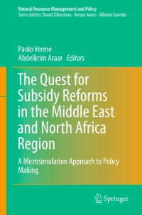 Cover image: The Quest for Subsidy Reforms in the Middle East and North Africa Region 9783319529257