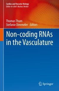 صورة الغلاف: Non-coding RNAs in the Vasculature 9783319529431