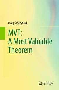 Imagen de portada: MVT: A Most Valuable Theorem 9783319529554