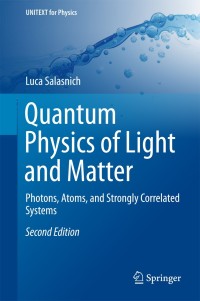Titelbild: Quantum Physics of Light and Matter 2nd edition 9783319529974