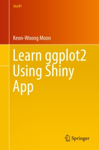 Cover image: Learn ggplot2 Using Shiny App 9783319530185