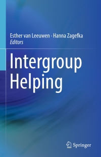 Cover image: Intergroup Helping 9783319530246