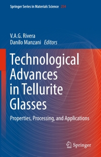 Cover image: Technological Advances in Tellurite Glasses 9783319530369
