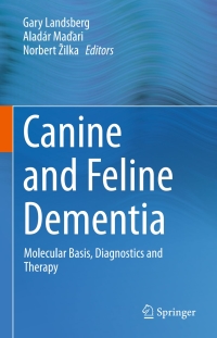 表紙画像: Canine and Feline Dementia 9783319532189