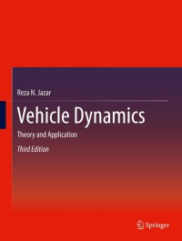 Imagen de portada: Vehicle Dynamics 3rd edition 9783319534404