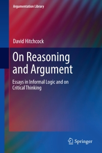 Cover image: On Reasoning and Argument 9783319535616