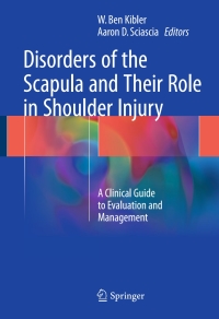 Titelbild: Disorders of the Scapula and Their Role in Shoulder Injury 9783319535821