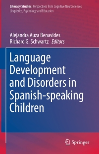 Cover image: Language Development and Disorders in Spanish-speaking Children 9783319536453