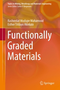 Cover image: Functionally Graded Materials 9783319537559