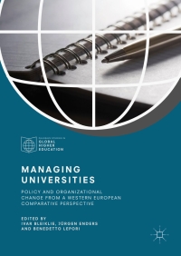 Imagen de portada: Managing Universities 9783319538648