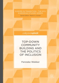 صورة الغلاف: Top-down Community Building and the Politics of Inclusion 9783319539638