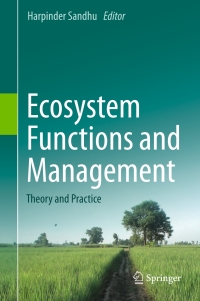 Cover image: Ecosystem Functions and Management 9783319539669