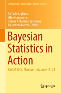 Cover image: Bayesian Statistics in Action 9783319540832