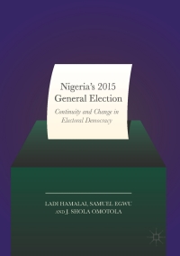 Cover image: Nigeria’s 2015 General Elections 9783319540955