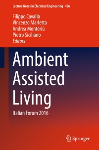 Cover image: Ambient Assisted Living 9783319542829