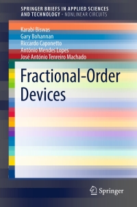 Imagen de portada: Fractional-Order Devices 9783319544595