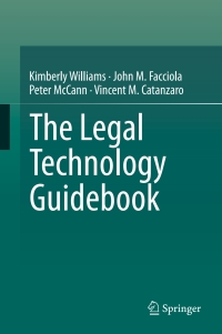 Cover image: The Legal Technology Guidebook 9783319545226