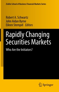 Imagen de portada: Rapidly Changing Securities Markets 9783319545875