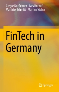 Cover image: FinTech in Germany 9783319546650