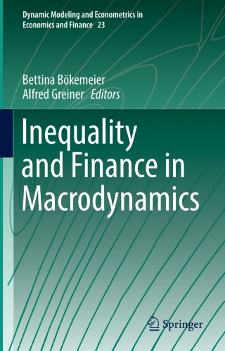 Cover image: Inequality and Finance in Macrodynamics 9783319546896