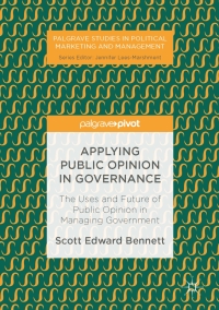 Cover image: Applying Public Opinion in Governance 9783319546957