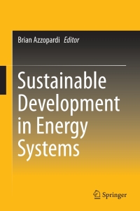 Cover image: Sustainable Development in Energy Systems 9783319548067