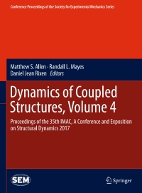 Titelbild: Dynamics of Coupled Structures, Volume 4 9783319549293
