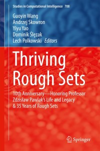 Cover image: Thriving Rough Sets 9783319549651