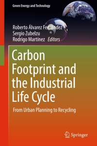 Imagen de portada: Carbon Footprint and the Industrial Life Cycle 9783319549835