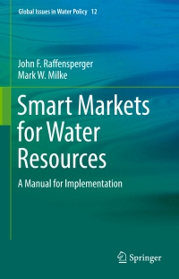 Titelbild: Smart Markets for Water Resources 9783319550077