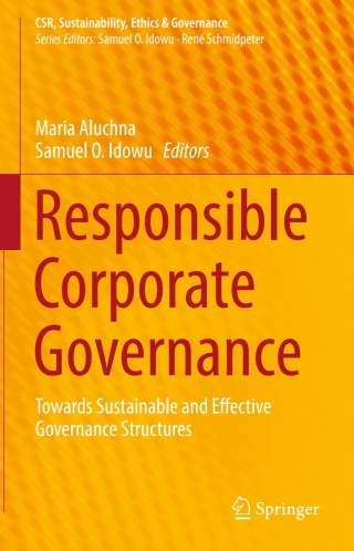 Cover image: Responsible Corporate Governance 9783319552057