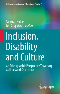 Imagen de portada: Inclusion, Disability and Culture 9783319552231