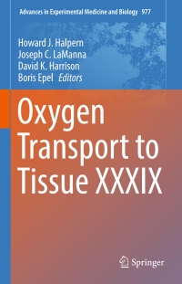 Titelbild: Oxygen Transport to Tissue XXXIX 9783319552293
